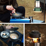 Camping Kookgerei Set Outdoor Kookgerei Set Draagbare Camping Servies Set Aluminium Camping Servies fornuis Set schotel Pan Picknick Servies voor Backpacken Wandelen