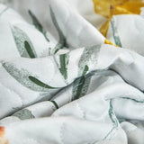 Sprei 135 x 200 cm katoen bloemen kleurrijk gewatteerd bedsprei quilt bedsprei vintage bloemmotief slaapkamer bankhoes spreien voor eenpersoonsbedden