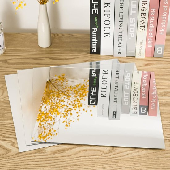 Pakket van 10 30 x 30 cm Spiegeltegels Zelfklevende Spiegelwandsticker Woonkamer Muur Kleine Spiegel om op te plakken Zelfklevende Spiegel voor Badkamer Thuis Spiegel