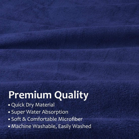 Beach Surf poncho met zak, waterabsorberend neopreenpak, luiertafel, hoodie, handdoek, poncho, badjas om te surfen, zwemmen, baden voor volwassenen, mannen, vrouwen, zanddicht