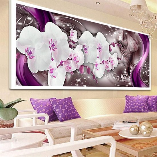 5D wanddecoratie voor thuis; Diamantschilderset; Magnolia DIY Diamond schilderij Strass kruissteek; Kunstambacht