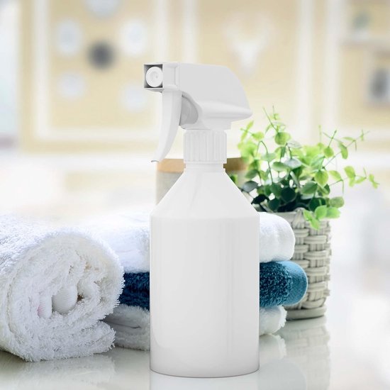 Set van 3 spuitflessen van gerecycled plastic voor meer duurzaamheid, premium pompspuitfles als plantenbevochtiger met fijne nevel, spuitfles, lege spuitfles, 3 x 250 ml