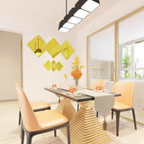 Je ontvangt 7 stuks spiegelstickers, de gecombineerde grootte is ongeveer 80 x 55 cm