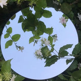 Spiegel Muurstickers Acryl, 2 Stukken 3D Spiegel Muursticker Zelfklevende DIY Behang Spiegel Muursticker Spiegel Tegels Kunst Decoratie Behang,30 * 30cm,voor Thuis Woonkamer(Zilver)