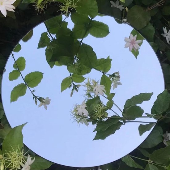 Spiegel Muurstickers Acryl, 2 Stukken 3D Spiegel Muursticker Zelfklevende DIY Behang Spiegel Muursticker Spiegel Tegels Kunst Decoratie Behang,30 * 30cm,voor Thuis Woonkamer(Zilver)