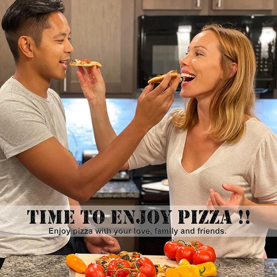 Pizzasnijder - pizzaschooter, pizzarad - pizzasnijder van roestvrij staal wielen en siliconen handvat | zwart