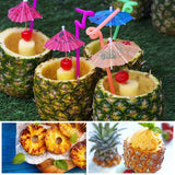 Ananassnijder 3-in-1 - ananasschiller van roestvrij staal, vaatwasmachinebestendig - ananas-ontpitter - ananaskern met scherp lemmet (01 stuks - ananassnijder)