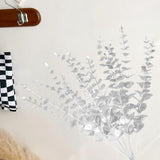 45 stuks kunstmatige eucalyptus takken, bladeren, eucalyptusbladeren, decoratie, eucalyptus, kunstplanten voor bloemstukken, huis, bruiloft, feest, tafel, centerpiece, decoratie, zilver
