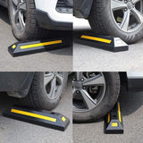 2-delige wielstopper oprijbeveiliging wielstop parkeerlimiet parkeerhulp voor parkeergarage carport parkeerplaats garage parking 55 x 15 cm