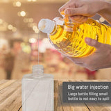 4-pack kleine campingoliedispenserflessen, 100 ml lekvrije knijpkruidenfles met schroefdop, doseerflessen voor buiten voor olie, soja, saus, azijn, 4 stuks