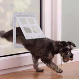 Kattenluik, hondenluik, kattenluik voor insectenbescherming, muggenbeschermingsaccessoires voor katten, kattenluik, binnendeur, vliegenhor, kattenluik voor puppy's en kleine katten (wit)