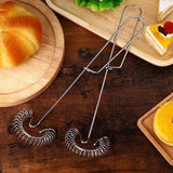 Stainless Steel Spiral Brush Whisk 6 Pieces Mixer Milk Frother Mini Whisk for Mixing / Whipping Stirring Kitchen Utensils