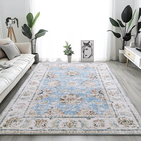 Roze tapijt woonkamer vintage bloemen loper laagpolig keuken slaapkamer woonkamer kinderkamer meisjes dunne tapijtloper antislip onderlaag opvouwbaar 60x210cm