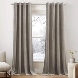 Productdetails: Verkocht als twee stuks fluwelen gordijnen. Hoogte 260 cm x breedte 132 cm per stuk. (De hoogte wordt gemeten vanaf het bovendeel van de inslagringen.