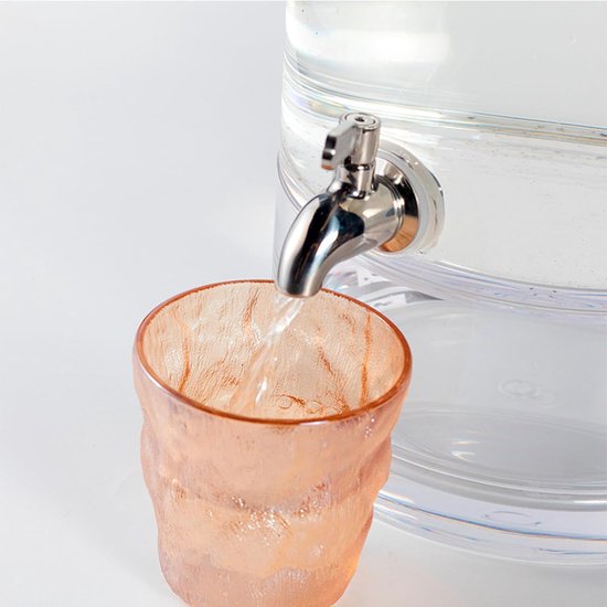 2 stuks roestvrijstalen drankdispenser, tapkraan: reservekraan voor drankdispenser, biertapkraan, waterdispenser, reservekap, drankdispenser, tapkraan voor wijn, bier, sap, koffie (16 mm)