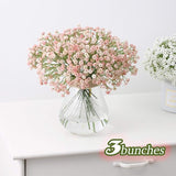 3 bundels kunstbloemen Gypsophila kunstbloemen boeketten bloemstuk voor knutselen bruiloft party huisdecoratie