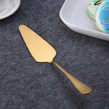 Bestek, roestvrij staal, met titanium verguld, goudkleurig glanzend bestek voor 6 personen