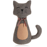 Deurstopper, zware deurhouder, schattig kattendesign, functioneel woonaccessoire, stopper voor ramen en deuren, optimaal bij doorgang (1 stuk - kater zazzles)