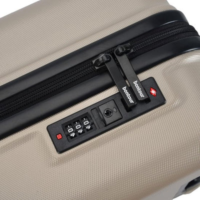 CELIMS - Valise Cabine 45x36x20 EasyJet et 65 compagnies Aériennes | Bagage Cabine | Bagage à Main | Double roulettes 360° | Ultra-Léger 2,2 kg | Ideal Low Cost | Argent Sterling