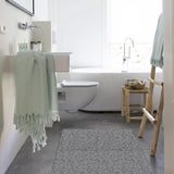 Antislip douchemat, PVC Loofah massagedouchematten, antislip badmat, met afvoer, douchematten voor natte ruimtes, sneldrogend (80 x 80 cm)