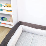 Tochtstopper raam afdichting deurmat 400 cm - tochtstopper voor deur en raam windstopper Minky Donker grijs