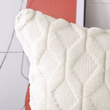 set van 2 zachte pluche korte wollen fluwelen sierkussenslopen luxe stijl kussenhoes voor bank voor slaapkamer beige 40x80 cm rechthoekig