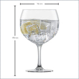 Gin Tonic Glas Bar Special (set van 4), bolvormige longdrinkglazen voor Gin Tonic, vaatwasmachinebestendige Tritan-kristalglazen