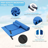 Microvezel handdoek, 180 x 90 cm + 80