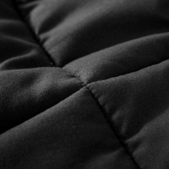 4-seizoenen dekbed van 135 x 200 cm, zwart, ademend en superzacht dekbed voor het hele jaar door