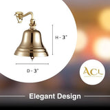 Collecties Messing Wandbel Matitimes Scheepsbel Scheepsbel 3"