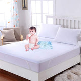waterdichte matrasbeschermer - waterproof mattress protector ademende matrasbeschermer - breathable mattress protector anti-allergische matrasbeschermer - anti-allergenic mattress protector katoen - cotton 90 x 200 cm - 90 x 200 cm