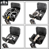 RTR BIKES Crank Pro Professional Fietsophanging, fietshouder voor aan de muur, wandhouder, ideaal voor ruimtebesparend ophangen van de fiets, voor thuis, garage en fietswinkel