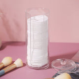 Katoenen Make up Organizer, Wattenschijfje met Houten Deksel, Katoenen Wandgemonteerde Make Updoos voor Make up Remover Pads