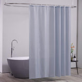 Douchegordijn, extra lang badgordijn, schimmelwerend, textiel voor bad en douche, antibacterieel, wasbaar, grijs, blauw, extra groot, 200 x 200 cm.