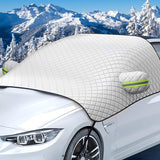 Windscreen Cover, Frost Protection Car Windscreen Winter, Sun Protection Car Windscreen Cover, Foldable Against Sun, Dust, Snow, Ice, Frost (232 x 142 cm)