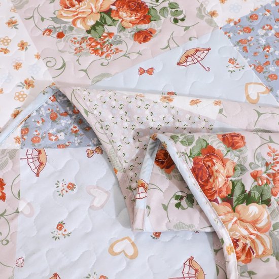 sprei 220 x 240 cm + 2 kussenslopen 50 x 70 cm