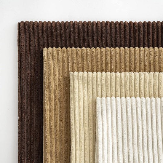 Corduroy kussenhoes, zachte kussenhoes, decoratief bankkussen, vierkant decoratief kussen, moderne decoratieve kussenhoes, gestreepte kussenhoezen voor woonkamer, slaapkamer, 4 stuks, 40 x