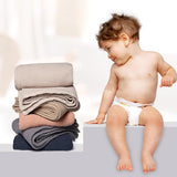 Mousseline Deken Baby - Ademende babydeken, babydekens pasgeboren, zachte kruipdeken voor kinderen, mousseline slaapdekens voor peuters meisjes jongens 120x120cm (ivoor)