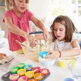 Herbruikbare muffinvormpjes van hoogwaardig silicone, milieuvriendelijke vormen, cupcakevormpjes, bakvormen, 8 kleuren, set van 24