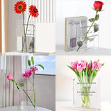 Vaas transparant 15 x 3,8 x 19,8 cm