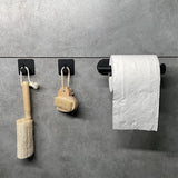 Toiletpapier houder/toiletpapierhouder, hand doekhaak 2 stuks hand doe khouder, zone boringen, veilig, ideaal voor badkamer, toilet, keuken, szczecin.