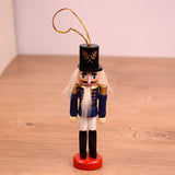 Houten kersthanger notenkraker: het figuur