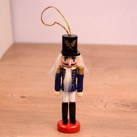 Houten kersthanger notenkraker: het figuur