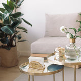 Metal Napkin Holder, Storage Box for Fabric with Different Grid Shapes, Gold Napkin Stand for Home, Table, Party, Wedding, Picnic