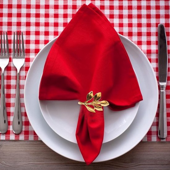 Pak van 12 gouden servetringen, servetringen, bladeren servethouders, metalen servetgespen bladeren voor bruiloft, Kerstmis, verjaardag, Valentijnsdag, familiereünie, etentje