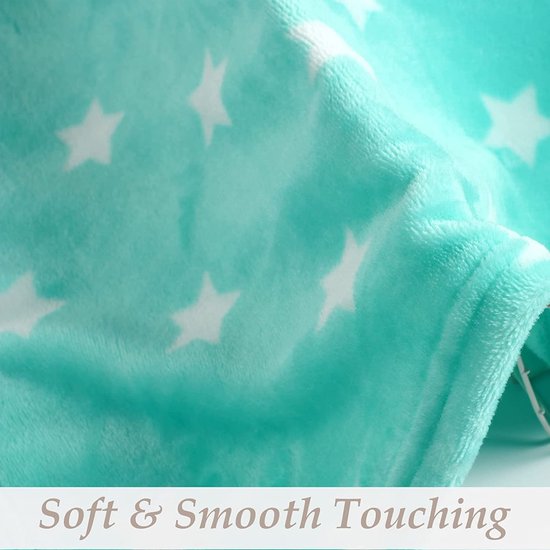 LeerKing unisex babydeken 2-pack jongens meisjes knuffeldeken kruipende deken baby beddengoed wandelwagen pluizig voor pasgeborenen zachte deken 75 cm x 100 cm