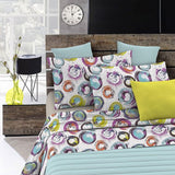 beddengoed, microvezel, Paars, tweepersoonsbed, 280 x 250 x 2 cm