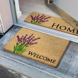 Deurmat voor binnen, crème, vuilvanger, antislip, kokosmat, antibacterieel, duurzaam, deurmat 25 x 75 cm, vuilvangmat 100% kokos