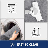 Schoonloopmat voor binnen, 60 x 90 cm, antislip deurmat, wasbare schoonloopmat, absorberende deurmat voor hond, entree, voordeur