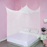 Klamboe tweepersoonsbed (65 x 250 x 1250 cm) - Verbeter je slaapgevoel met een muggennet baldakijn voor queensize bedden, kinderbed en volwassen bedden. (vierkant zonder deur)